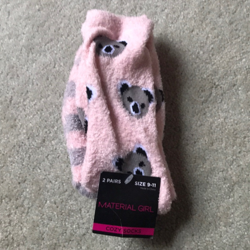 Material girl cozy socks!
